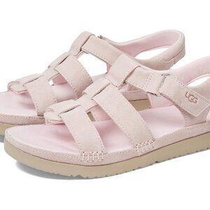 UGG Goldenstar Pink Suede Sandals, Size Big Kids' 6, Women's 7.5/38, NWT